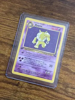 Pokemon TCG Hypno Fossil Card 23/62 1st Edition Rare - Image 3