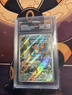 Charmander 044 Sv: Scarlet & Violet Promo Cards Holo TAG Graded Gem Mint 10 - Image 1