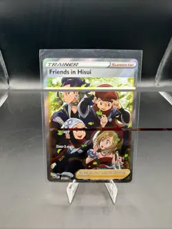 Friends in Hisui Crown Zenith Full Art Holo Ultra Rare Card 148/1592023 - Image 1