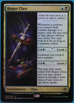 Rogue Class (Ampersand Promo) FOIL Adventures in Forgotten Realms NM (496143) - Image 1