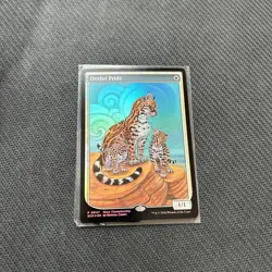 Ocelot Pride 0047 Borderless Foil Store Championship Promo MTG Lorwyn NM In-Hand - Image 1