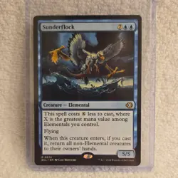 MTG Sunderflock Rare ECL #0074 Blue Creature Caio Monteiro 2026 - Image 1