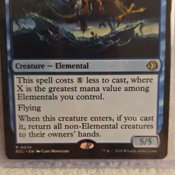 MTG Sunderflock Rare ECL #0074 Blue Creature Caio Monteiro 2026 - Image 2