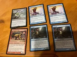 6x MTG Commander rares, mythic, and foils Mixed lot MN to good condition - Image 1
