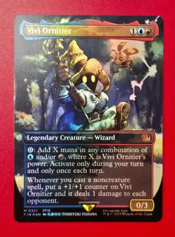 Vivi Ornitier Borderless Final Fantasy Foil NM MTG Magic The Gathering Ship FAST - Image 1