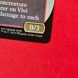 Vivi Ornitier Borderless Final Fantasy Foil NM MTG Magic The Gathering Ship FAST - Image 5