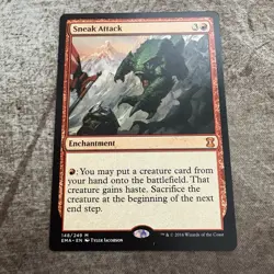 Sneak Attack - Eternal Masters - MTG Magic the Gathering - NM - Image 1