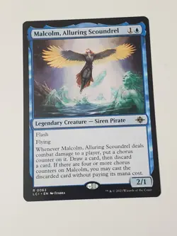 Malcolm, Alluring Scoundrel The Lost Caverns of Ixalan Regular - Image 1