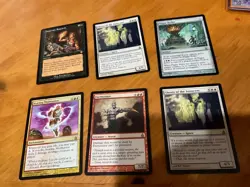6x MTG Commander rares, mythic, and foils Mixed lot MN to good condition - Image 1