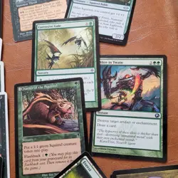 Camellia, the Seedmiser *Fancy Art SQUIRRELS* Tribal Custom COMMANDER MAGIC DECK - Image 5