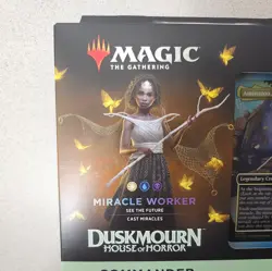Magic The Gathering Duskmourn House of Horror Miracle Worker MTG Commander Deck - Image 2