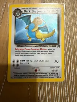 Pokemon Team Rocket Dark Dragonite Holo #5/82 NM - Image 1