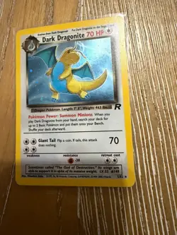 Pokemon Team Rocket Dark Dragonite Holo #5/82 NM - Image 2