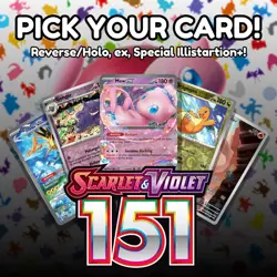 Pokemon 151 - Choose Your Card - Reverse Holo, Rare, EX, IR+ - NM - Image 1