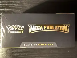 Brand New SEALED Pokemon TCG Mega Evolution Elite Trainer Box Lucario Cover - Image 4