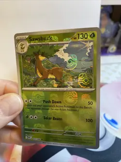 Pokemon TCG Sawsbuck 007/086 (Master Ball Pattern) Sv: White Flare NM - Image 2