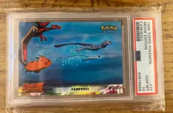 Topps Movie Pokemon Mew Mewtwo Pikachu Charizard PSA 10 Collection Num - Image 1