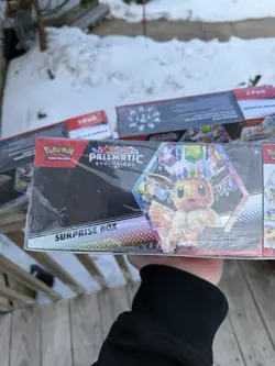 Sams Club Pokemon Prismatic Evolutions Surprise Boxes & Booster Bundle Lot of 3 - Image 5