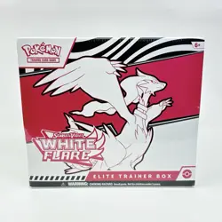 NEW/SEALED Pokemon TCG WHITE FLARE ETB Elite Trainer Box - Free Shipping - Image 1