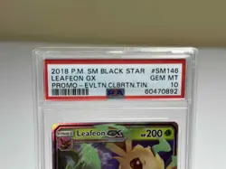 2018 Pokemon Black Star Promo - Leafeon GX #SM146 - PSA 10 GEM MINT - Image 2