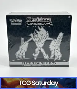 POKEMON TCG SUN & MOON BURNING SHADOWS SEALED ELITE TRAINER BOX ETB - Image 1