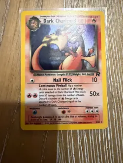 Pokemon Team Rocket Dark Charizard Holo #4/82 NM - Image 1