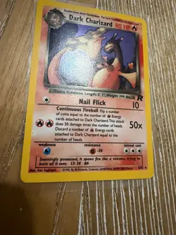 Pokemon Team Rocket Dark Charizard Holo #4/82 NM - Image 3