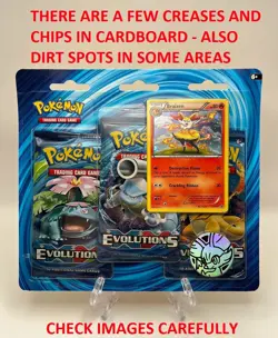 (402920) Pokemon XY Evolutions Booster Braixen 3-Pack Blister - Factory Sealed - Image 2