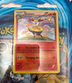 (402920) Pokemon XY Evolutions Booster Braixen 3-Pack Blister - Factory Sealed - Image 3