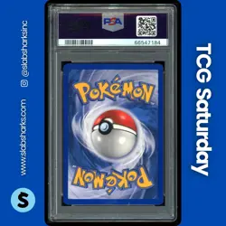 2005 POKEMON EX EMERALD #60/106 PIKACHU REVERSE HOLO STAMPED PSA 9 - Image 2