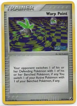 Warp Point [Reverse Holo] #93 Pokemon Unseen Forces - Image 1