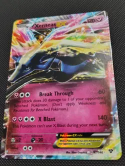 Pokemon TCG Xerneas EX Ultra Rare XY Base Set 97/146 - Image 1