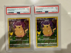 2 Pokemon Pikachu 005/025 Celebrations PSA 7 - Image 1
