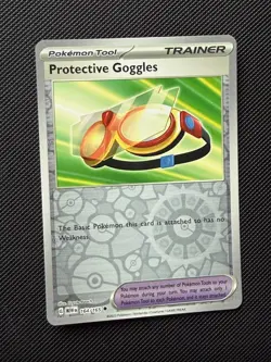 164/165 Protective Goggles - Pokemon Scarlet & Violet 151 - Reverse Holo - Image 1