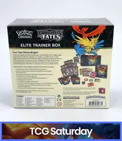 POKEMON TCG HIDDEN FATES SEALED ELITE TRAINER BOX ETB - Image 2