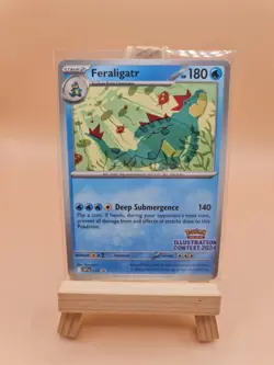 Feraligatr #213 Black Star Promo Illustration Contest 2024 Pokemon TCG Mint - Image 1
