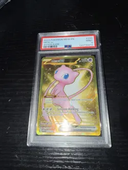 Pokemon TCG Mew EX 205/165 Scarlet & Violet Holo Hyper Rare PSA 9 - Image 1