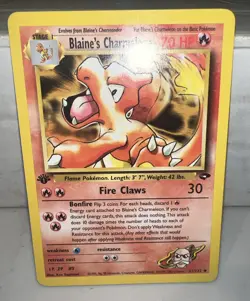Pokemon Blaine's Charmeleon Gym Challenge 31/132 Uncommon 1st Edition NM - Image 1