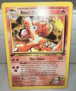 Pokemon Blaine's Charmeleon Gym Challenge 31/132 Uncommon 1st Edition NM - Image 2