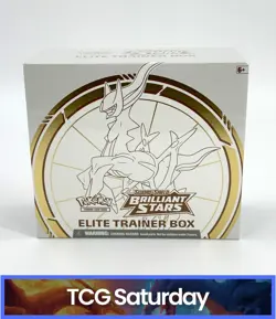 POKEMON TCG SWORD & SHIELD BRILLIANT STARS SEALED ELITE TRAINER BOX ETB - Image 1
