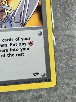 Fervor Trainer 1st Edition 124/132 Pokemon TCG Gym Challenge Regular (LP) - Image 5