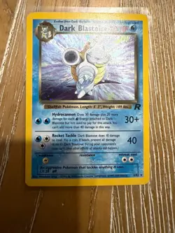 Pokemon Team Rocket Dark Blastoise Holo #3/82 NM - Image 1