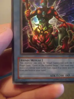 Yu-Gi-Oh! TCG The Masked Beast Dark Beginnings 1 DB1-EN214 Unlimited Super Rare - Image 5