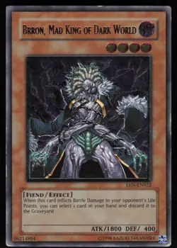 Brron, Mad King of Dark World EEN-EN022 EURO Ultimate Rare Yu-Gi-Oh - Image 1