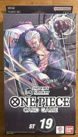 One Piece TCG Black Smoker Starter Deck (ST-19) Brand New Sealed With PRB01 Pack - Image 1