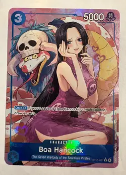 One Piece Boa Hancock (Alternate Art) OP13-051 Rare Carrying on His Will NM - Image 3