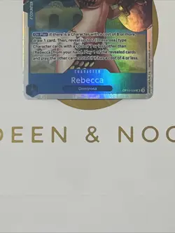 One Piece TCG Rebecca #OP10- 058 Super Rare - Image 2