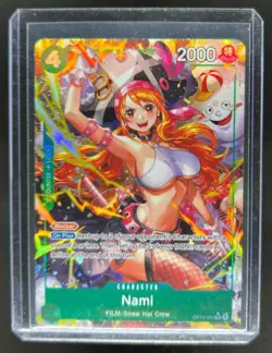 2026 One Piece The Azure Sea's Seven Nami Super Rare #OP14-031 - Image 1