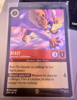 Disney Lorcana Winterspell TCG PROMO Card Beast Snowfield Troublemaker 31/P3 - Image 1