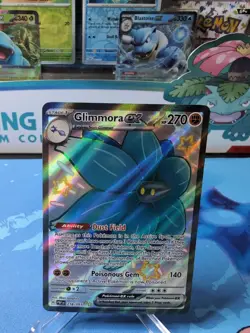 Glimmora ex - 218/091 - Pokemon Paldean Fates Shiny Full Art Ultra Rare Card NM - Image 1
